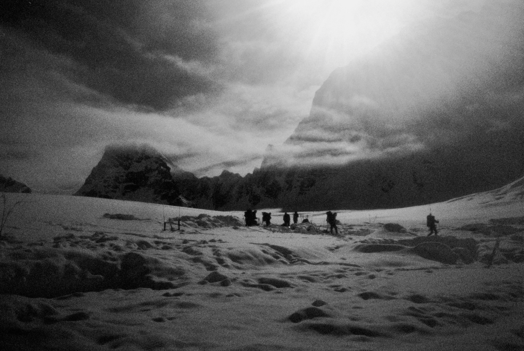 Breaking camp